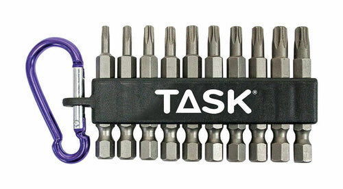 Task Tools 2595544 0.25 dia. x 2 in. Torx Drill Bit - 10 Piece